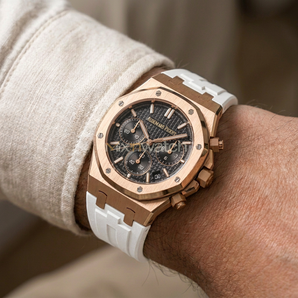 AP Royal Oak Alligator 41 mm ile Uyumlu Kayış