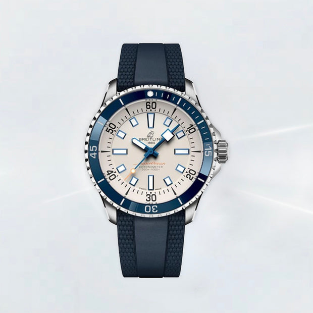 Rubber B Universal Kauçuk Kayış | Breitling Superocean 42 mm (20 mm Lug) Tang Buckle Uyumlu