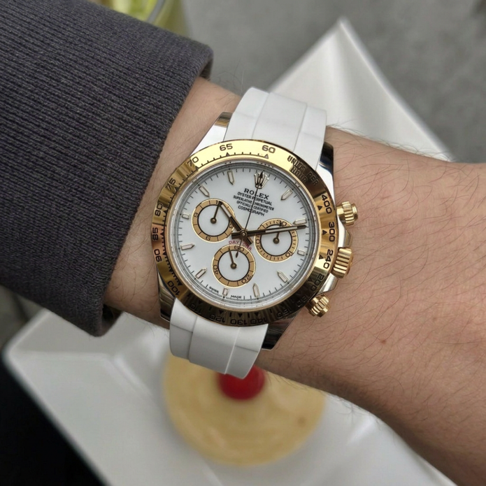 Daytona Full Gold ve Two-Tone Oyster Bilezik (2023 sonrası) ile Uyumlu