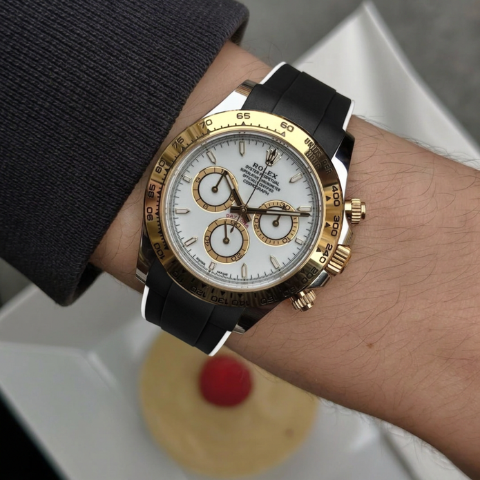 Daytona Full Gold ve Two-Tone Oyster Bilezik (2023 sonrası) ile Uyumlu