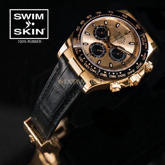 Cosmograph Daytona (Yellow Gold, White Gold ve Rose Gold) Oysterflex ile Uyumlu Kayış
