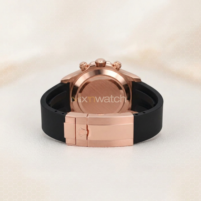 Daytona Deri Kayış Rose Gold Uyumlu
