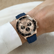 Daytona Deri Kayış Rose Gold Uyumlu