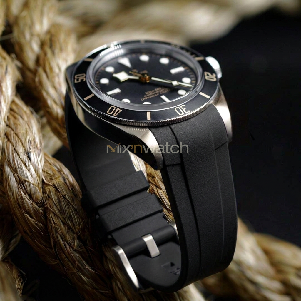 Tudor Heritage Black Bay Bronze 43 mm ile Uyumlu
